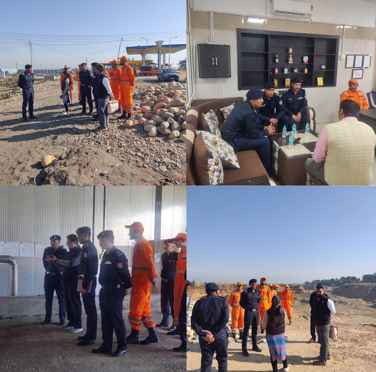 NDRF ਦੀ ਟੀਮ ਨੇ ਕਰੀਮਿਕਾ ਫੂਡ ਪਾਰਕ ਲਿਮਟਿਡ ਸਿੰਘਾ ਦਾ ਦੌਰਾ ਕੀਤਾ